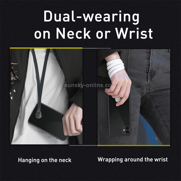 Baseus Let US Go Knob Mobile Phone Lanyard(Pink + White) Baseus Let US Go Knob Mobile Phone Lanyard(Pink + White)