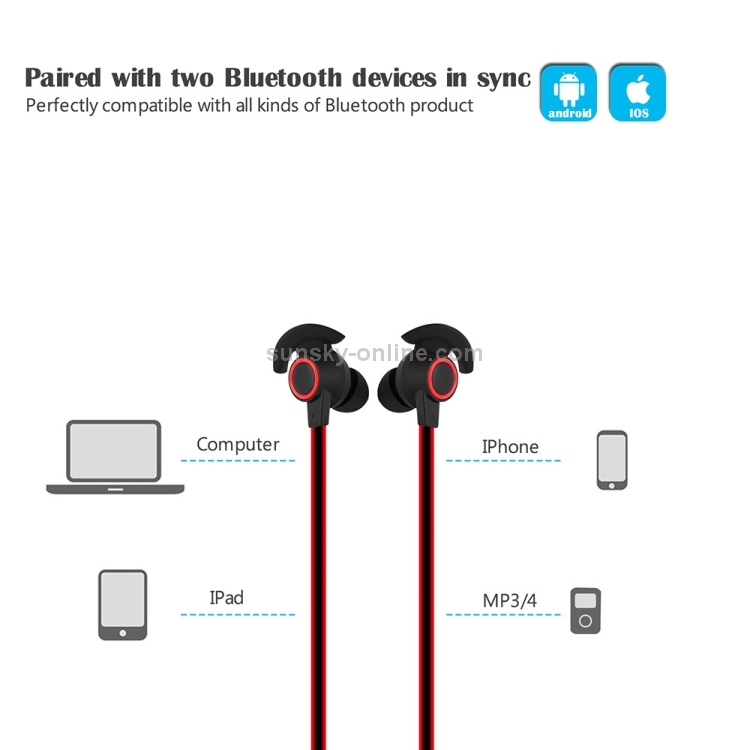 BTH-816 Wireless Bluetooth In-Ear Headphone Sports Headset with Mic BTH-816 Wireless Bluetooth In-Ear Headphone Sports Headset with Mic