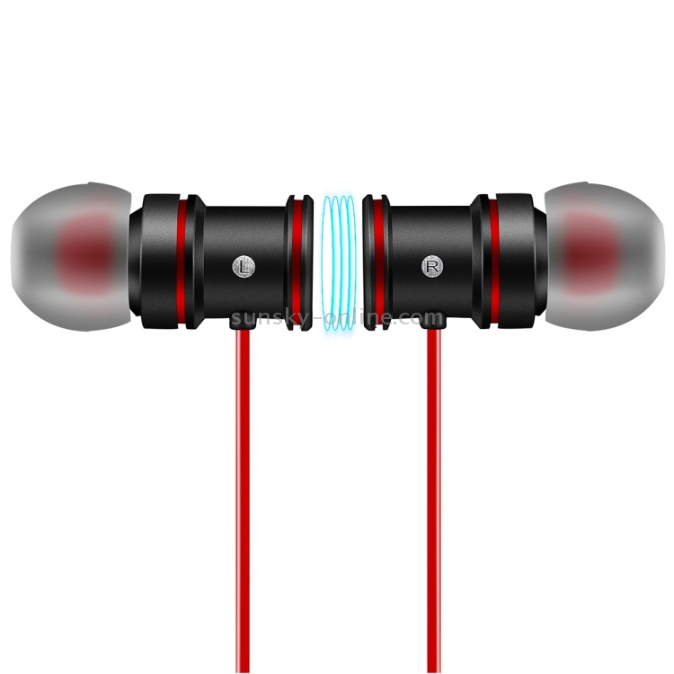 BTH-828 Magnetic In-Ear Sport Wireless Bluetooth V4.1 Stereo Waterproof Earbuds Earphone with Mic