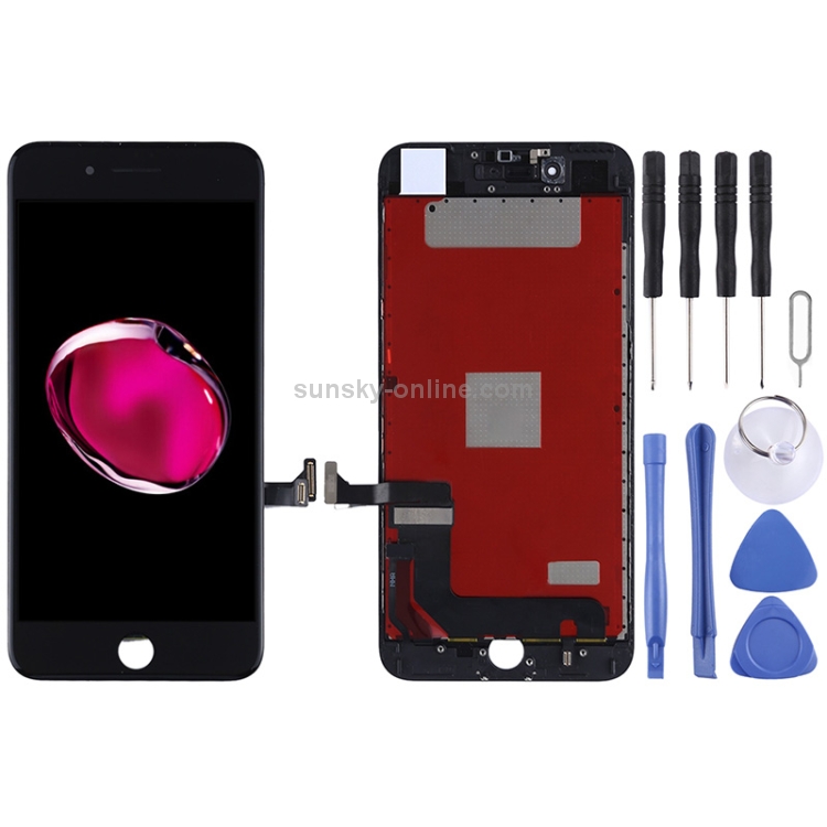 Seidos Retina LCD Display + Tools For IPhone 7 – Black, Complete Front Screen Replacement