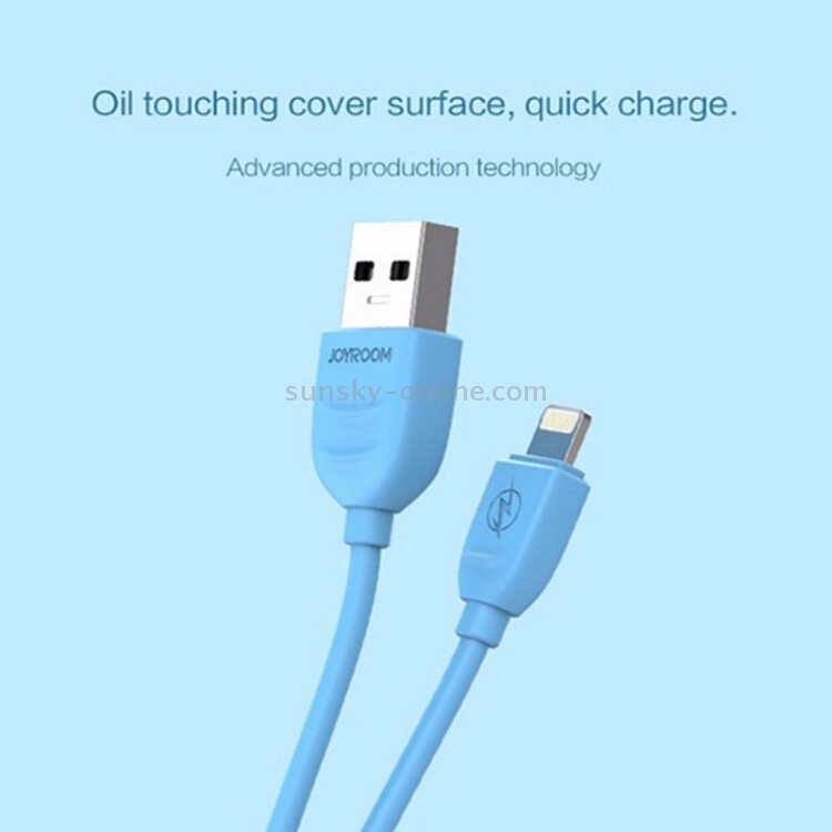 JOYROOM JR-S116 2m 2.4A Fast Charge Young Series 8 Pin to USB Data Sync Charger Cable JOYROOM JR-S116 2m 2.4A Fast Charge Young Series 8 Pin to USB Data Sync Charger Cable