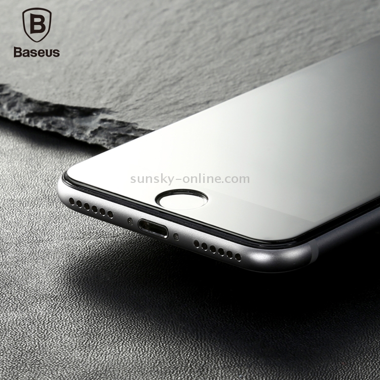 Baseus for iPhone 7 Plus 0.2mm 9H Surface Hardness Explosion-proof Anti Blue-ray Silk-screen Tempered Glass Full Screen Film(White) Baseus for iPhone 7 Plus 0.2mm 9H Surface Hardness Explosion-proof Anti Blue-ray Silk-screen Tempered Glass Full Screen Film(White)