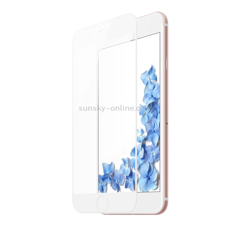 Baseus for iPhone 7 Plus 0.2mm 9H Surface Hardness Explosion-proof Anti Blue-ray Silk-screen Tempered Glass Full Screen Film(White) Baseus for iPhone 7 Plus 0.2mm 9H Surface Hardness Explosion-proof Anti Blue-ray Silk-screen Tempered Glass Full Screen Film(White)