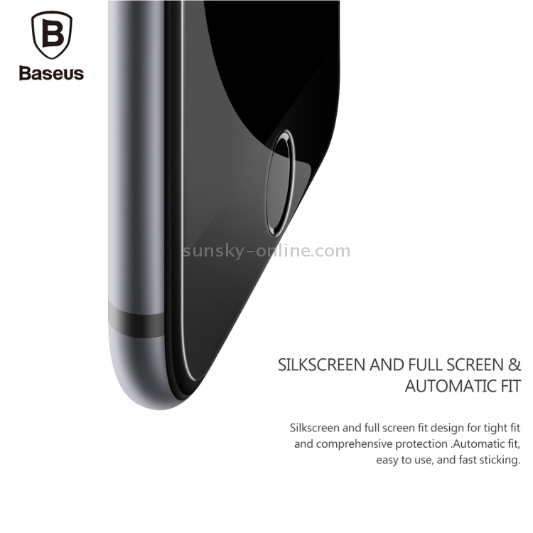 Baseus for iPhone 7 Plus 0.2mm 9H Surface Hardness Explosion-proof Anti Blue-ray Silk-screen Tempered Glass Full Screen Film(White) Baseus for iPhone 7 Plus 0.2mm 9H Surface Hardness Explosion-proof Anti Blue-ray Silk-screen Tempered Glass Full Screen Film(White)