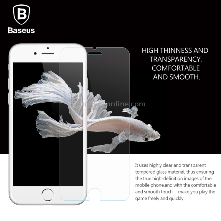 Baseus for iPhone 7 Plus Ultrathin 0.2mm 9H Surface Hardness Explosion-proof HD Full Transparent Tempered Glass Non-full Screen Film(Transparent) Baseus for iPhone 7 Plus Ultrathin 0.2mm 9H Surface Hardness Explosion-proof HD Full Transparent Tempered Glass Non-full Screen Film(Transparent)