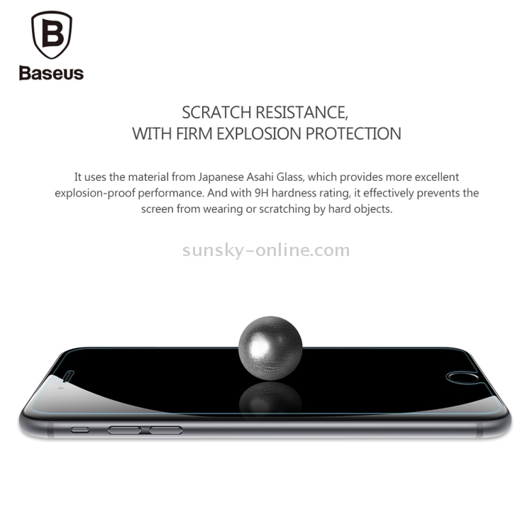 Baseus for iPhone 7 Plus Ultrathin 0.2mm 9H Surface Hardness Explosion-proof HD Full Transparent Tempered Glass Non-full Screen Film(Transparent) Baseus for iPhone 7 Plus Ultrathin 0.2mm 9H Surface Hardness Explosion-proof HD Full Transparent Tempered Glass Non-full Screen Film(Transparent)