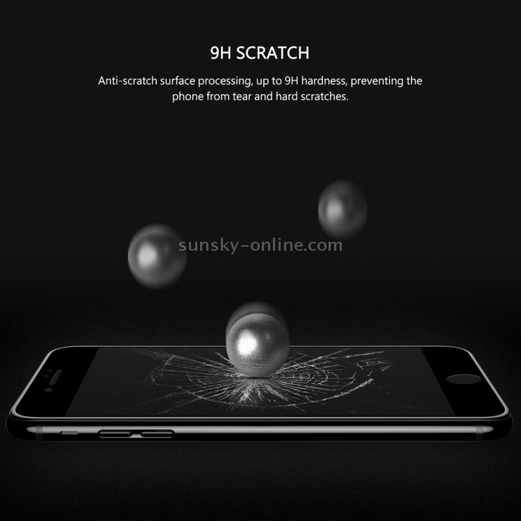 Baseus For iPhone 7 Plus 0.3mm 9H Surface Hardness Silicone Edge Colorized Silk-screen Tempered Glass Full Screen Film(White) Baseus For iPhone 7 Plus 0.3mm 9H Surface Hardness Silicone Edge Colorized Silk-screen Tempered Glass Full Screen Film(White)