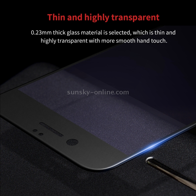 Baseus For iPhone 7 Plus 0.23mm 9H Surface Hardness PET Soft 3D Curverd Frosted Arc Anti Blue-ray Silk-screen Tempered Glass Full Coverage Screen Film(Black) Baseus For iPhone 7 Plus 0.23mm 9H Surface Hardness PET Soft 3D Curverd Frosted Arc Anti Blue-ray Silk-screen Tempered Glass Full Coverage Screen Film(Black)