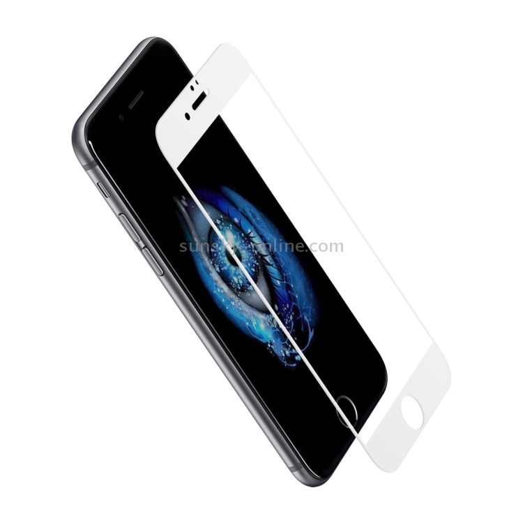 Baseus for iPhone 7 Plus 0.23mm 9H Surface Hardness PET Soft 3D Curverd Frosted Arc Silk-screen Tempered Glass Full Coverage Screen Film(White) Baseus for iPhone 7 Plus 0.23mm 9H Surface Hardness PET Soft 3D Curverd Frosted Arc Silk-screen Tempered Glass Full Coverage Screen Film(White)