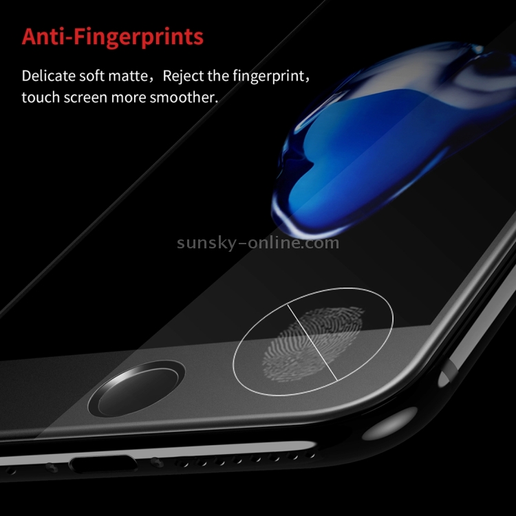 Baseus for iPhone 7 Plus 0.23mm 9H Surface Hardness PET Soft 3D Curverd Frosted Arc Silk-screen Tempered Glass Full Coverage Screen Film(White) Baseus for iPhone 7 Plus 0.23mm 9H Surface Hardness PET Soft 3D Curverd Frosted Arc Silk-screen Tempered Glass Full Coverage Screen Film(White)