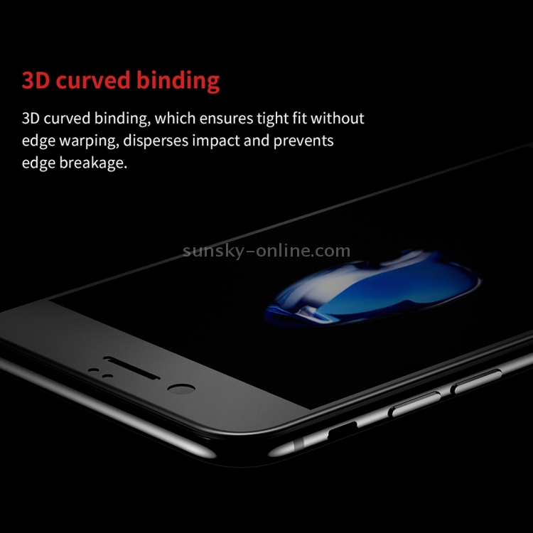 Baseus for iPhone 7 Plus 0.23mm 9H Surface Hardness PET Soft 3D Curverd Frosted Arc Silk-screen Tempered Glass Full Coverage Screen Film(White) Baseus for iPhone 7 Plus 0.23mm 9H Surface Hardness PET Soft 3D Curverd Frosted Arc Silk-screen Tempered Glass Full Coverage Screen Film(White)