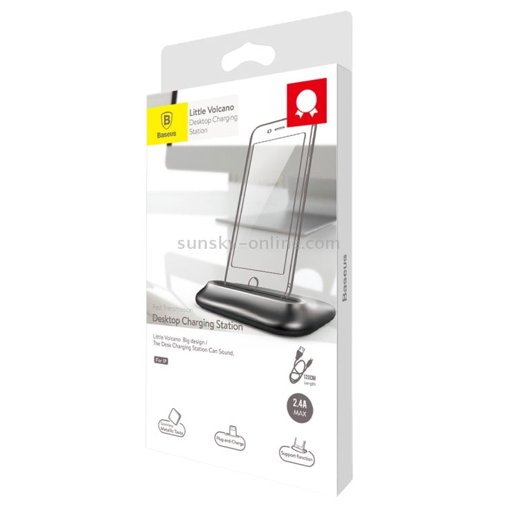 Baseus Little Volcano 2.4A Desktop Charging Station Dock Charger with 1.2m Line Baseus Little Volcano 2.4A Desktop Charging Station Dock Charger with 1.2m Line