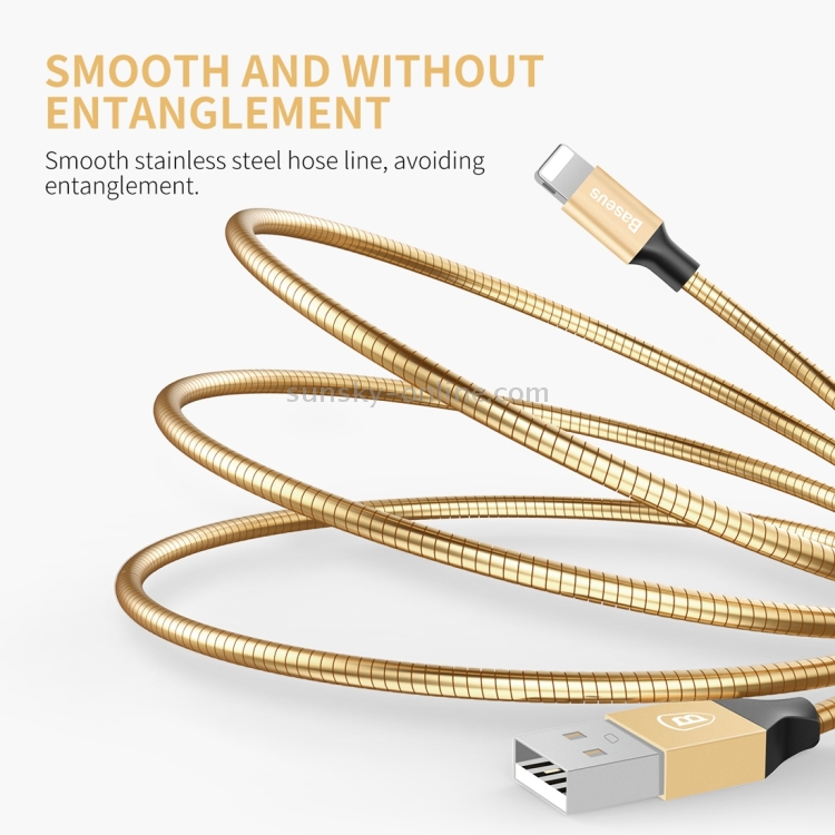Baseus 1m Mechanical Era Cable 2A 8 Pin to USB Metal Data Sync Charging Cable Baseus 1m Mechanical Era Cable 2A 8 Pin to USB Metal Data Sync Charging Cable