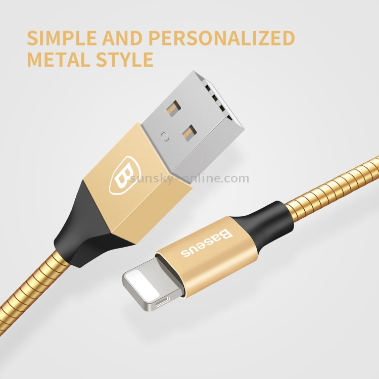 Baseus 1m Mechanical Era Cable 2A 8 Pin to USB Metal Data Sync Charging Cable Baseus 1m Mechanical Era Cable 2A 8 Pin to USB Metal Data Sync Charging Cable