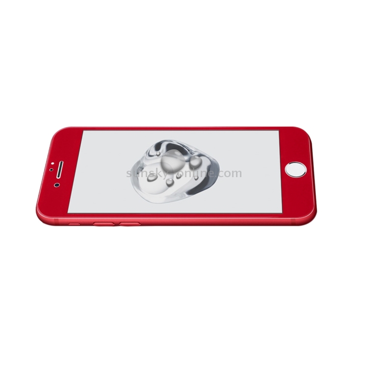For iPhone 7 Plus Angibabe 0.3mm 9H Surface Hardness 5D Curved Silk-screen Tempered Glass Screen Protector Film(Red) For iPhone 7 Plus Angibabe 0.3mm 9H Surface Hardness 5D Curved Silk-screen Tempered Glass Screen Protector Film(Red)