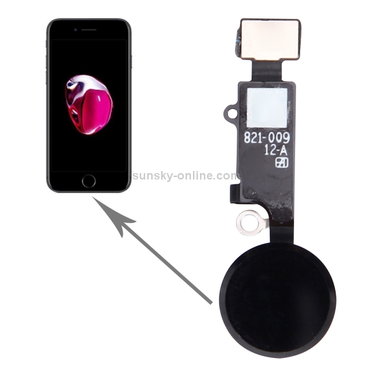 iPhone 7 Plusのホームボタン、指紋認証とリターン機能を