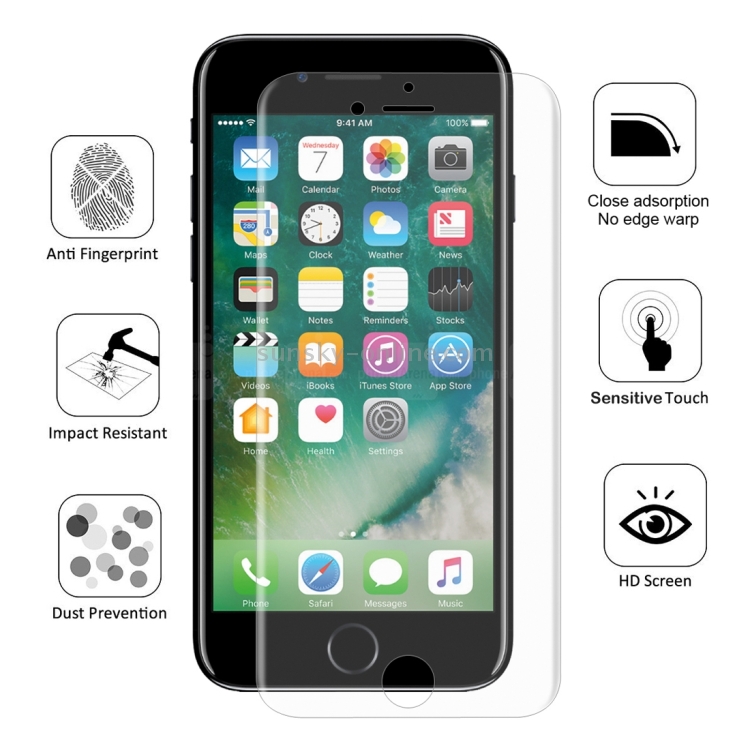 ENKAY Hat-Prince 0.1mm 3D Full Screen Protector Explosion-proof Hydrogel Film for iPhone 8 Plus & 7 Plus, TPU+TPE+PET Material ENKAY Hat-Prince 0.1mm 3D Full Screen Protector Explosion-proof Hydrogel Film for iPhone 8 Plus & 7 Plus, TPU+TPE+PET Material