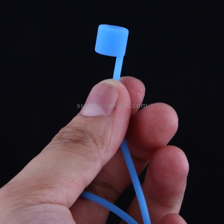 FT-01 Soft Silicone Anti-lost Earphone Airpods Strap for iPhone 7 / iPhone 7 Plus Bluetooth Earphones(Blue) FT-01 Soft Silicone Anti-lost Earphone Airpods Strap for iPhone 7 / iPhone 7 Plus Bluetooth Earphones(Blue)