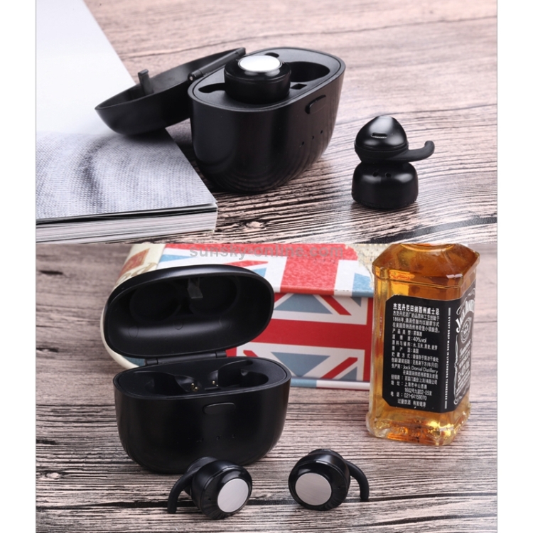 TOTUDESIGN Touree Series IPX4 Waterproof Mini TWS V4.2 + EDR Bluetooth Headset, Cable Length: 30cm TOTUDESIGN Touree Series IPX4 Waterproof Mini TWS V4.2 + EDR Bluetooth Headset, Cable Length: 30cm