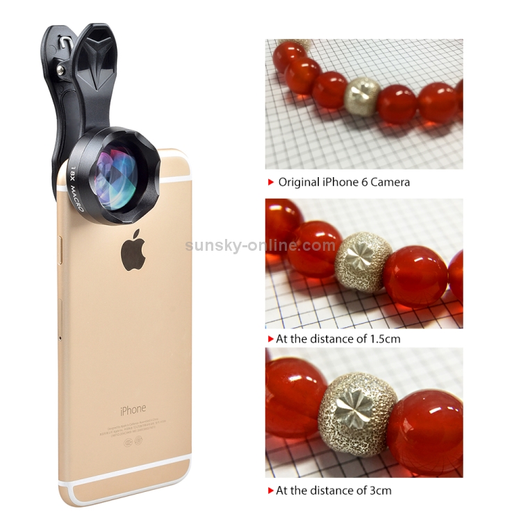 APEXEL APL-HD18X Professional Photography HD 18X Macro Lens Mobile Phone External Lens APEXEL APL-HD18X Professional Photography HD 18X Macro Lens Mobile Phone External Lens