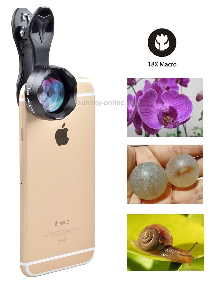 APEXEL APL-HD18X Professional Photography HD 18X Macro Lens Mobile Phone External Lens APEXEL APL-HD18X Professional Photography HD 18X Macro Lens Mobile Phone External Lens