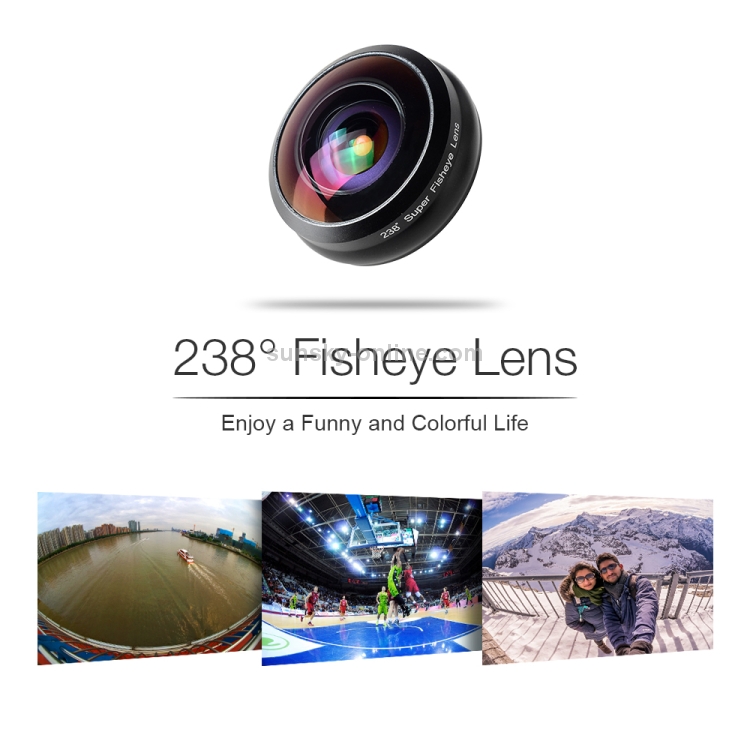 APEXEL APL-238F Universal Professional Optical 238 Degrees Fisheye HD Lens Full Frame No Dark Corner External Cameras APEXEL APL-238F Universal Professional Optical 238 Degrees Fisheye HD Lens Full Frame No Dark Corner External Cameras