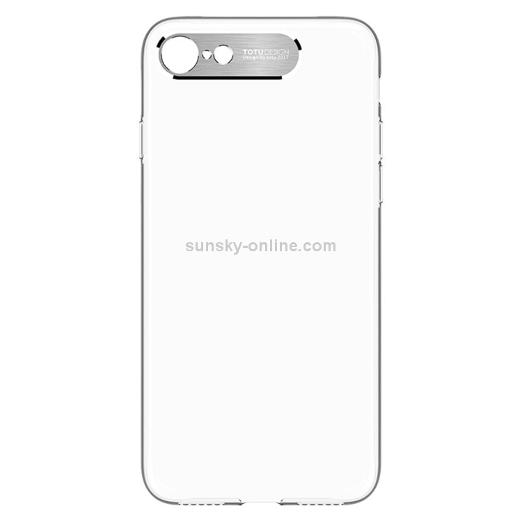 TOTUDESIGN Clear Crystal Series Transparent PC Protective Case For iPhone SE 2020 & 8 & 7(Grey) TOTUDESIGN Clear Crystal Series Transparent PC Protective Case For iPhone SE 2020 & 8 & 7(Grey)