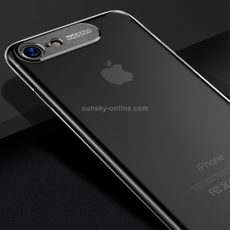 TOTUDESIGN Clear Crystal Series Transparent PC Protective Case For iPhone SE 2020 & 8 & 7(Grey) TOTUDESIGN Clear Crystal Series Transparent PC Protective Case For iPhone SE 2020 & 8 & 7(Grey)