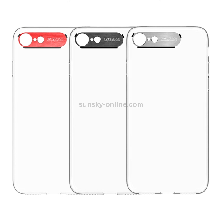 TOTUDESIGN Clear Crystal Series Transparent PC Protective Case For iPhone SE 2020 & 8 & 7(Grey) TOTUDESIGN Clear Crystal Series Transparent PC Protective Case For iPhone SE 2020 & 8 & 7(Grey)