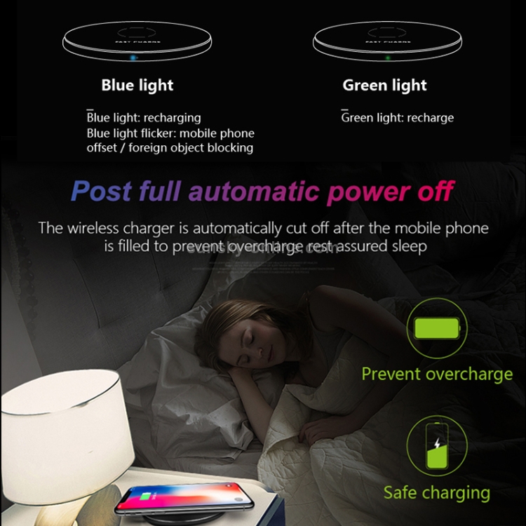 N9 5V/1A Output Aviation Aluminum Qi Standard Wireless Charger N9 5V/1A Output Aviation Aluminum Qi Standard Wireless Charger