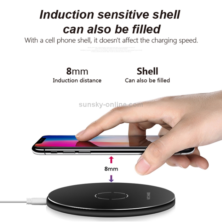 N9 5V/1A Output Aviation Aluminum Qi Standard Wireless Charger N9 5V/1A Output Aviation Aluminum Qi Standard Wireless Charger