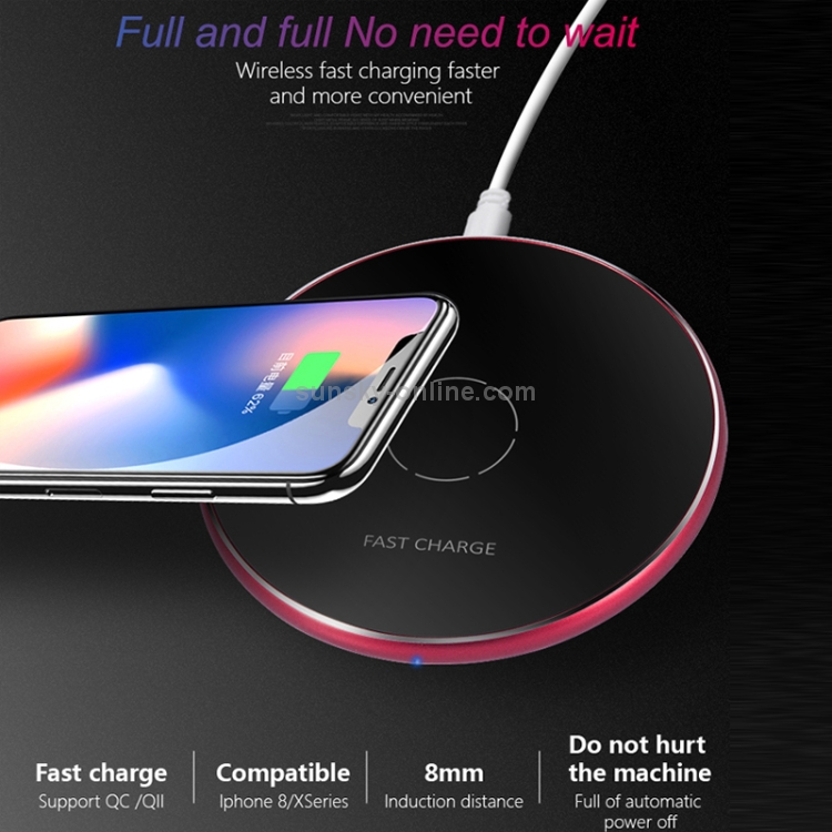 N9 5V/1A Output Aviation Aluminum Qi Standard Wireless Charger N9 5V/1A Output Aviation Aluminum Qi Standard Wireless Charger