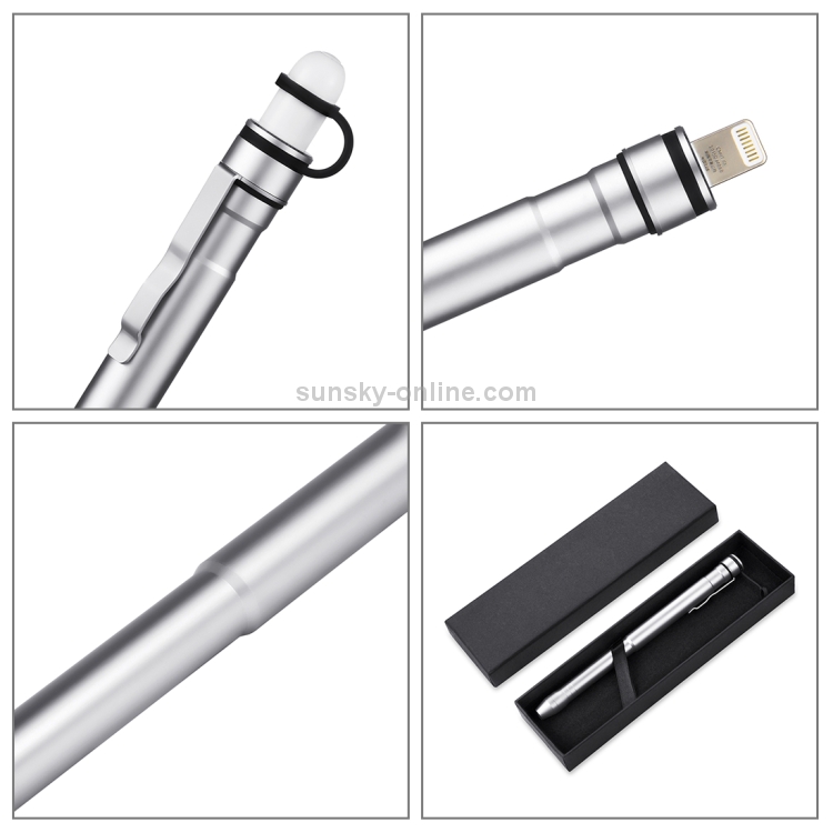 Aluminum Alloy Cover Case for Apple Pencil (Silver) Aluminum Alloy Cover Case for Apple Pencil (Silver)