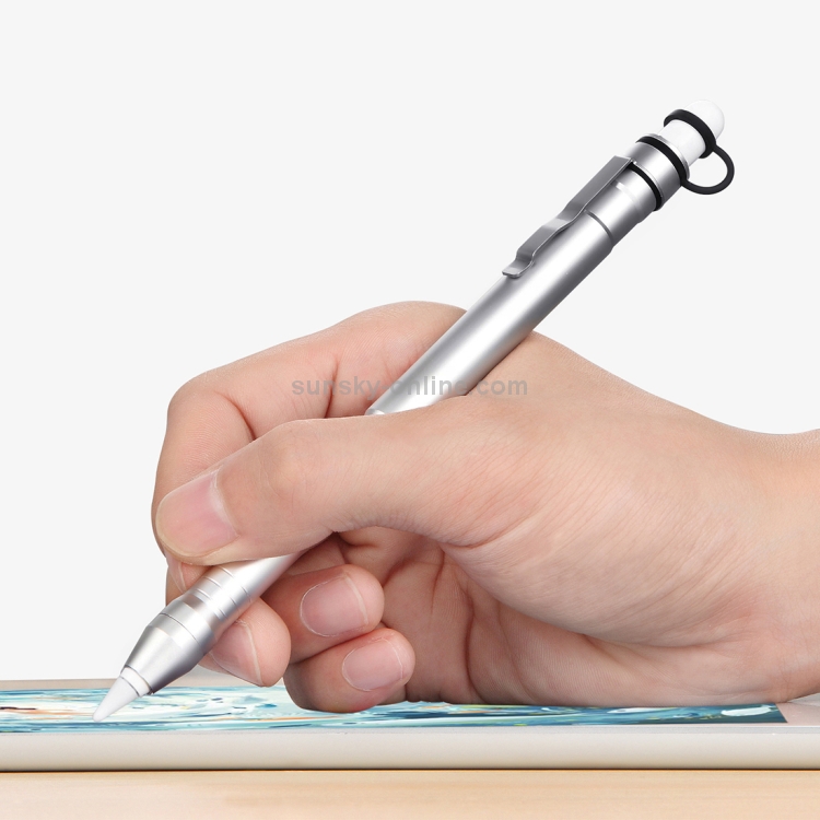 Aluminum Alloy Cover Case for Apple Pencil (Silver) Aluminum Alloy Cover Case for Apple Pencil (Silver)