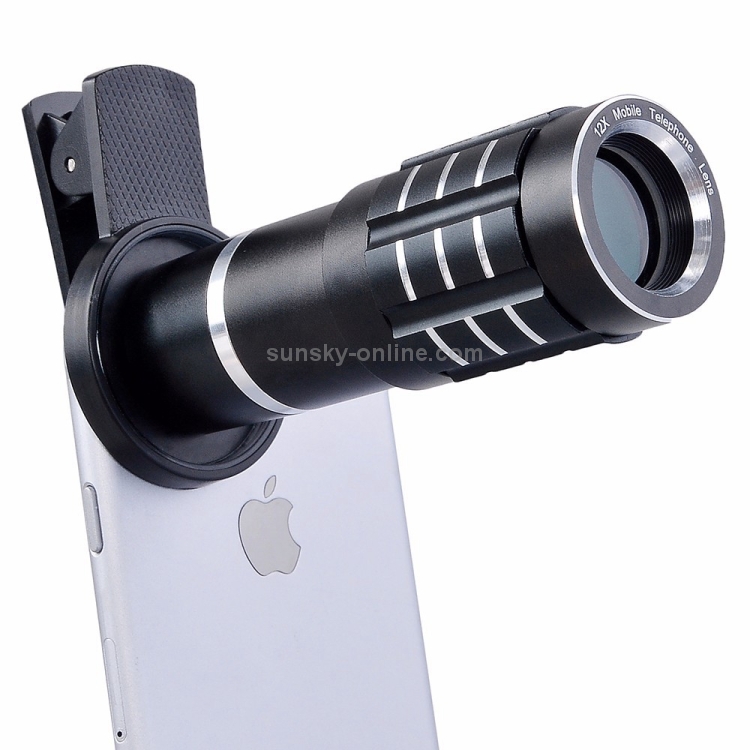 Universal 12X Telephoto Lens + 0.45X Wide-angle Lens + 12.5X Macro Lens Kit Universal 12X Telephoto Lens + 0.45X Wide-angle Lens + 12.5X Macro Lens Kit