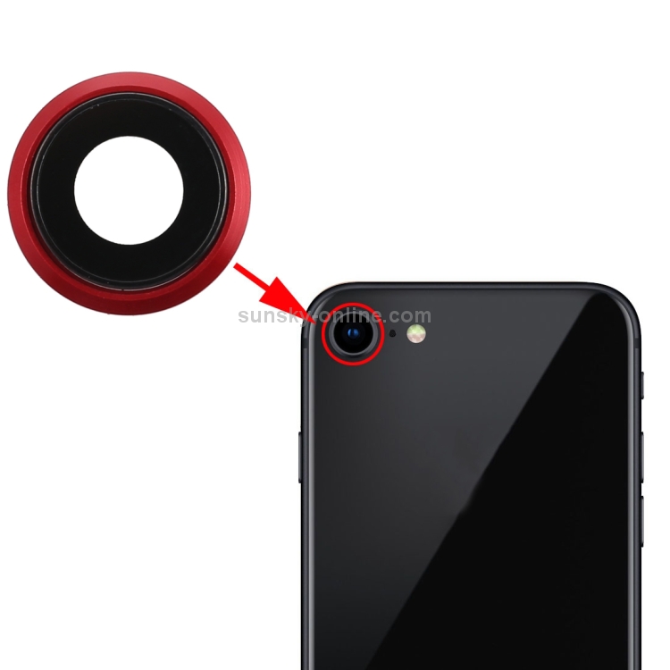 Tapa Trasera Vidrio Repuesto Para iPhone 8 Con Lente Camara!