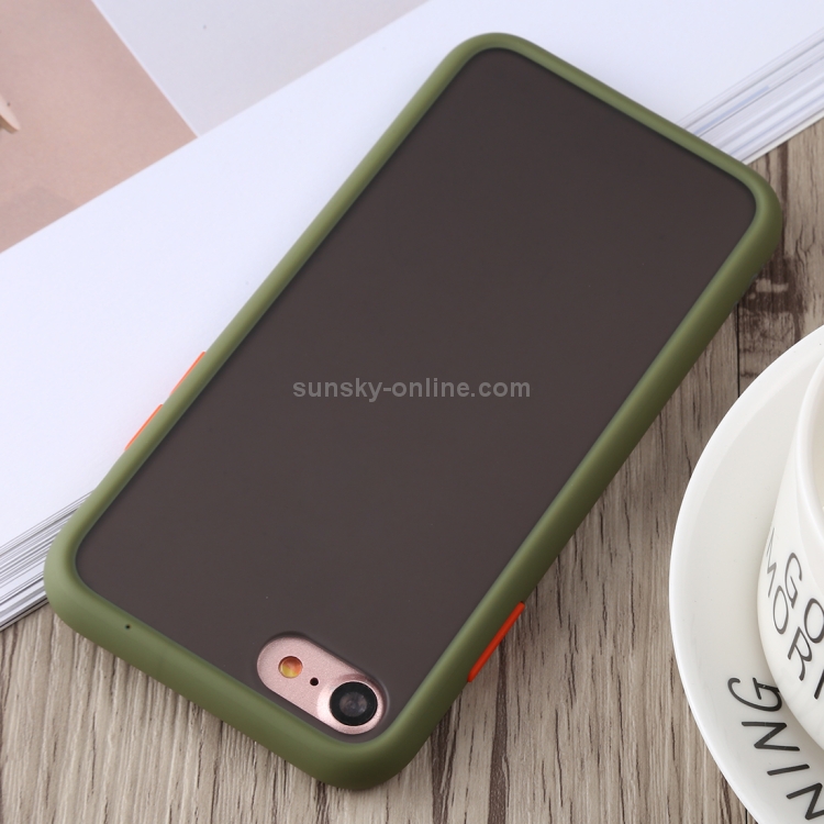TOTUDESIGN Gingle Series II Shockproof TPU+PC Case For iPhone SE 2020 & 8 & 7 (Army Green) TOTUDESIGN Gingle Series II Shockproof TPU+PC Case For iPhone SE 2020 & 8 & 7 (Army Green)