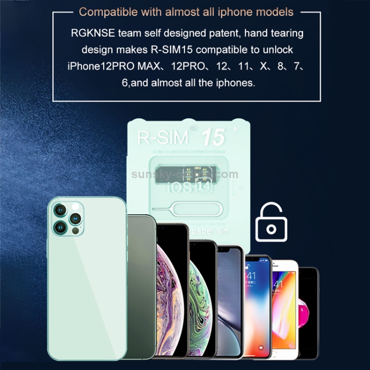 R-SIM 15+ Dual CPU Aegis Cloud Upgraded Version iOS 14 System Universal 5G Unlocking Card R-SIM 15+ Dual CPU Aegis Cloud Upgraded Version iOS 14 System Universal 5G Unlocking Card