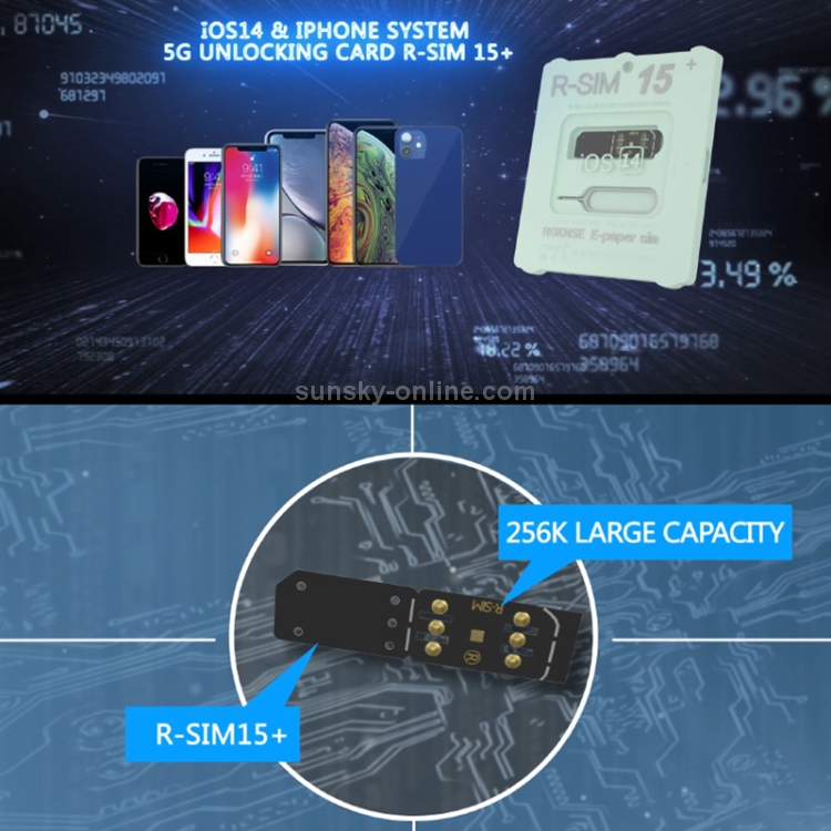 R-SIM 15+ Dual CPU Aegis Cloud Upgraded Version iOS 14 System Universal 5G Unlocking Card R-SIM 15+ Dual CPU Aegis Cloud Upgraded Version iOS 14 System Universal 5G Unlocking Card
