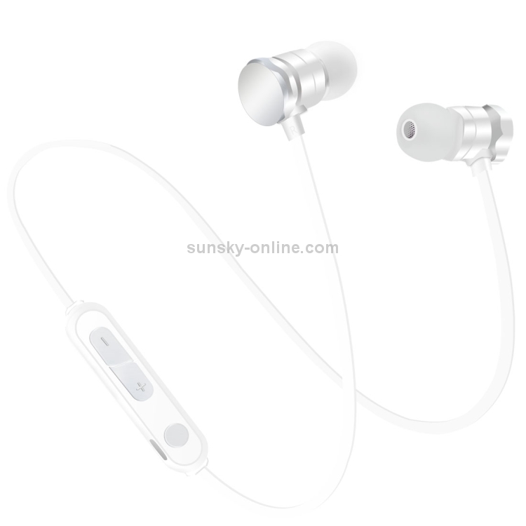 X3 Magnetic Absorption Sports Bluetooth 5.0 In-Ear Headset with HD Mic, Support Hands-free Calls, Distance: 10m(White) X3 Magnetic Absorption Sports Bluetooth 5.0 In-Ear Headset with HD Mic, Support Hands-free Calls, Distance: 10m(White)