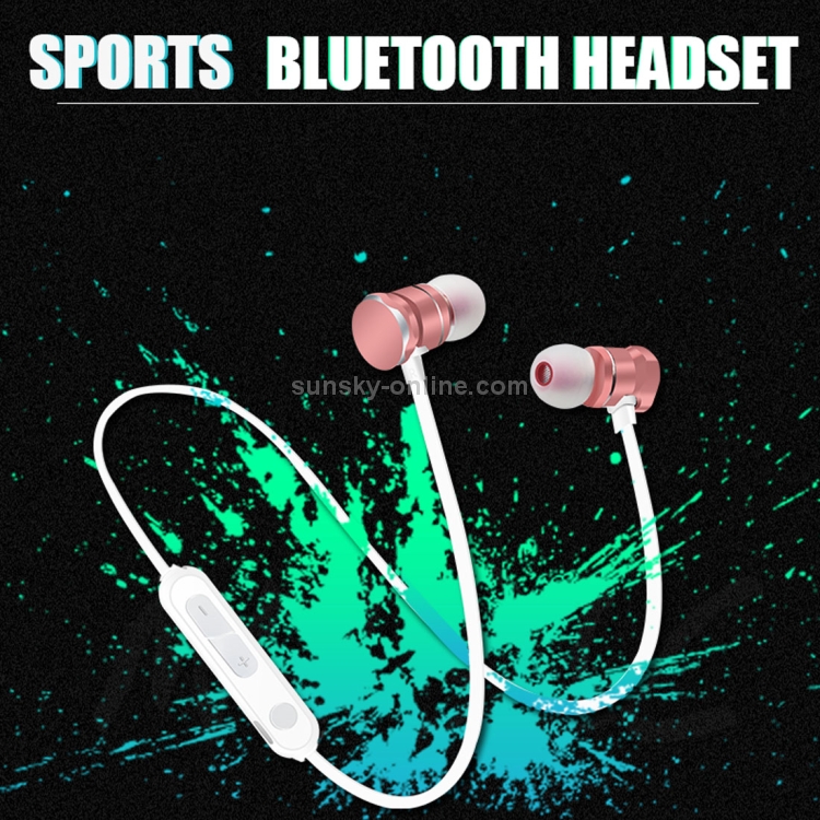X3 Magnetic Absorption Sports Bluetooth 5.0 In-Ear Headset with HD Mic, Support Hands-free Calls, Distance: 10m(White) X3 Magnetic Absorption Sports Bluetooth 5.0 In-Ear Headset with HD Mic, Support Hands-free Calls, Distance: 10m(White)