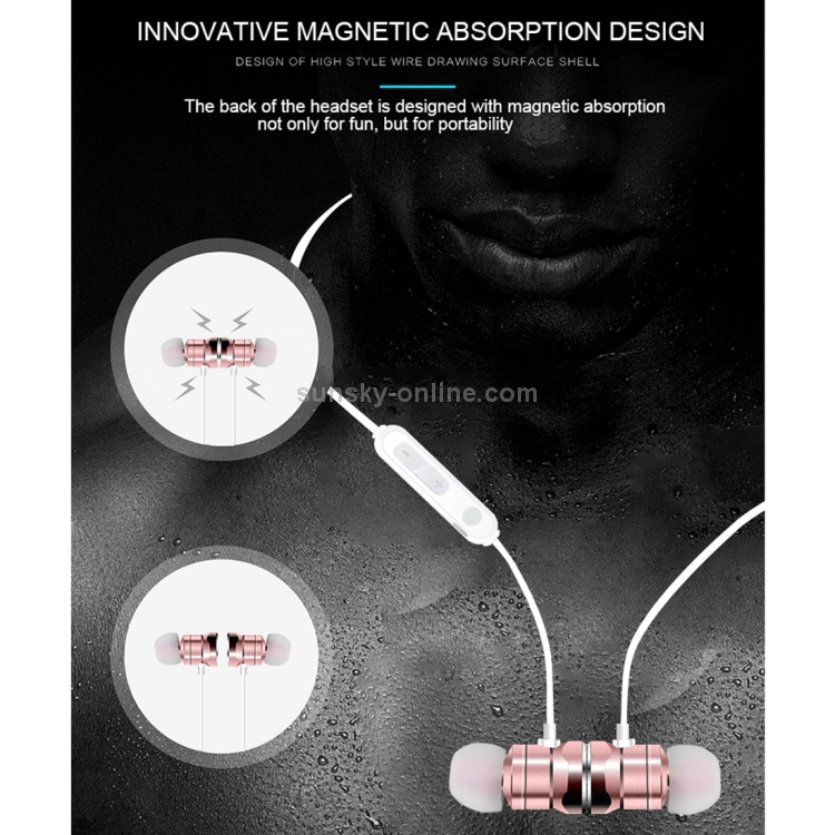 X3 Magnetic Absorption Sports Bluetooth 5.0 In-Ear Headset with HD Mic, Support Hands-free Calls, Distance: 10m(White) X3 Magnetic Absorption Sports Bluetooth 5.0 In-Ear Headset with HD Mic, Support Hands-free Calls, Distance: 10m(White)