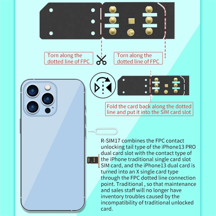 R-SIM 17 Turns Locked Into Unlocked iOS15 System Universal 5G Unlocking Card R-SIM 17 Turns Locked Into Unlocked iOS15 System Universal 5G Unlocking Card
