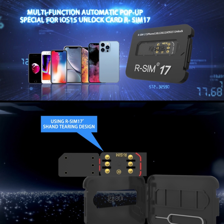 R-SIM 17 Turns Locked Into Unlocked iOS15 System Universal 5G Unlocking Card R-SIM 17 Turns Locked Into Unlocked iOS15 System Universal 5G Unlocking Card