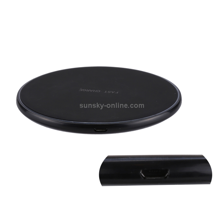 DC 9V 1.67A / 5V 1A Universal Round Shape Qi Standard Fast Wireless Charger with Indicator Light DC 9V 1.67A / 5V 1A Universal Round Shape Qi Standard Fast Wireless Charger with Indicator Light