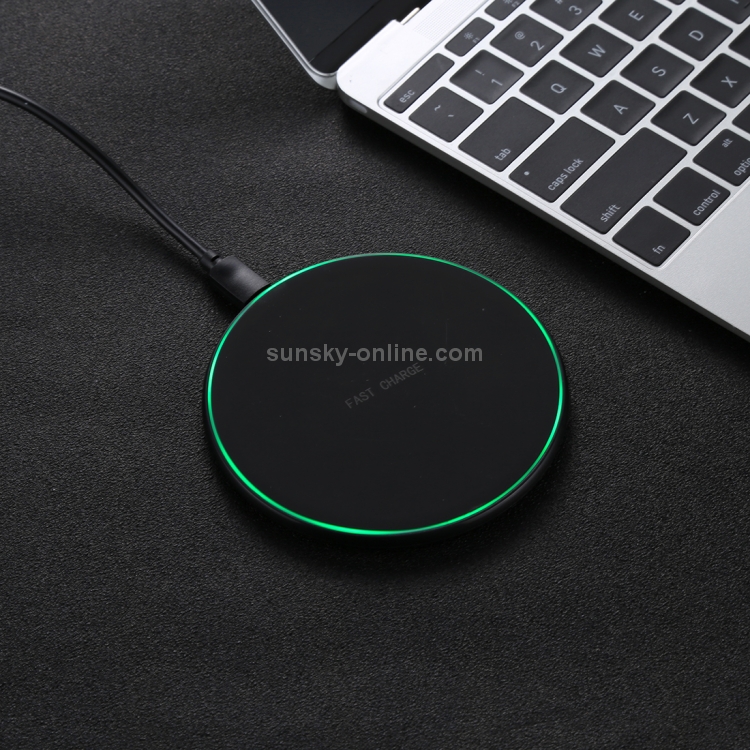 DC 9V 1.67A / 5V 1A Universal Round Shape Qi Standard Fast Wireless Charger with Indicator Light DC 9V 1.67A / 5V 1A Universal Round Shape Qi Standard Fast Wireless Charger with Indicator Light