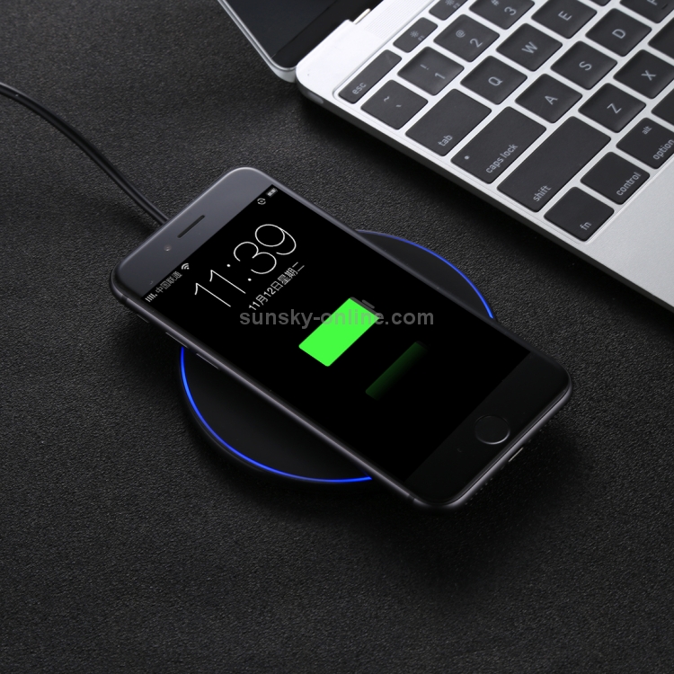 DC 9V 1.67A / 5V 1A Universal Round Shape Qi Standard Fast Wireless Charger with Indicator Light DC 9V 1.67A / 5V 1A Universal Round Shape Qi Standard Fast Wireless Charger with Indicator Light