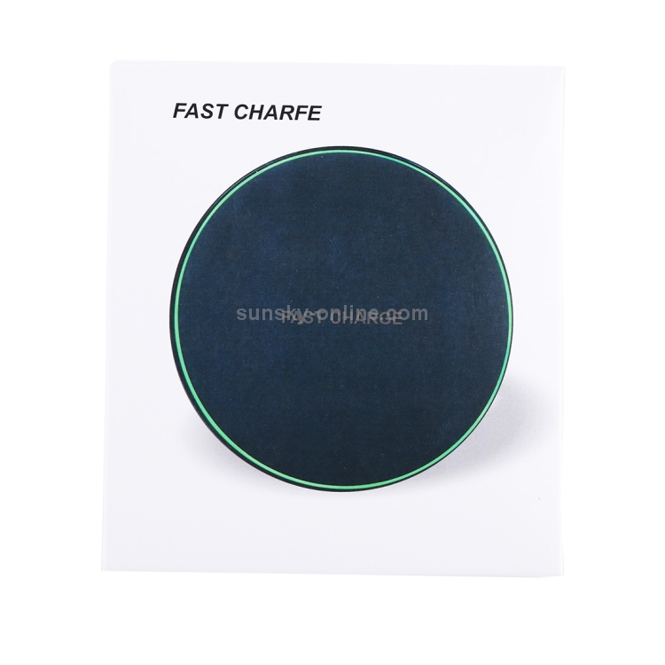 DC 9V 1.67A / 5V 1A Universal Round Shape Qi Standard Fast Wireless Charger with Indicator Light DC 9V 1.67A / 5V 1A Universal Round Shape Qi Standard Fast Wireless Charger with Indicator Light