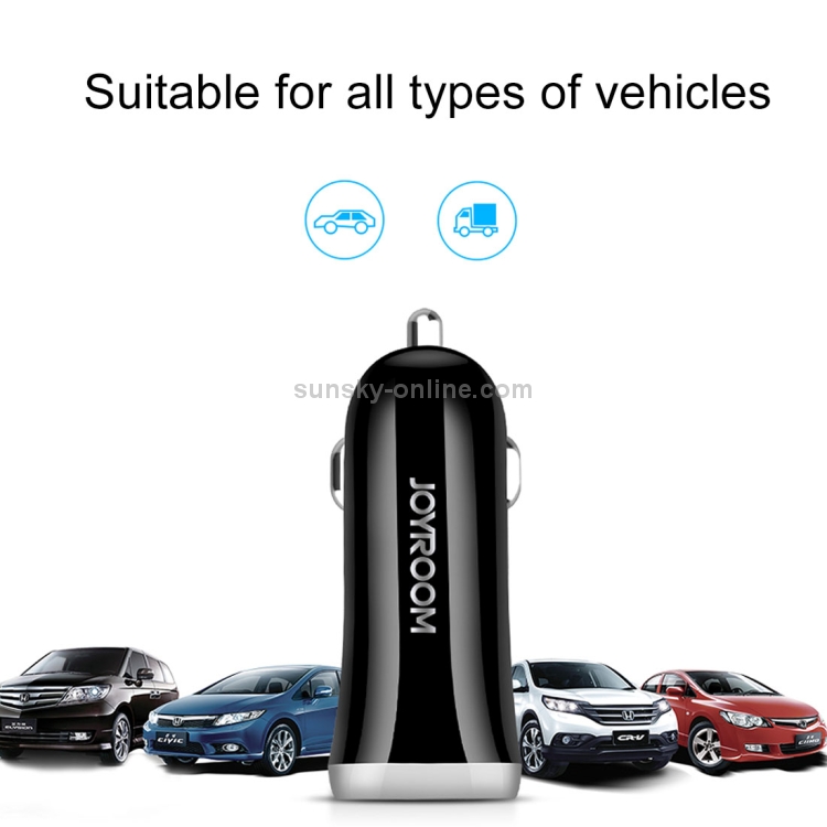 JOYROOM C-M216 Dual USB Ports 3.1A Quick Car Charger JOYROOM C-M216 Dual USB Ports 3.1A Quick Car Charger