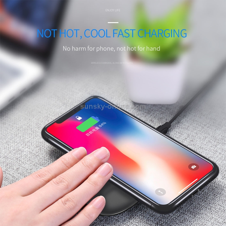 JOYROOM JR-A12 Desktop 5W Fast Charging Qi Wireless Charger Pad JOYROOM JR-A12 Desktop 5W Fast Charging Qi Wireless Charger Pad
